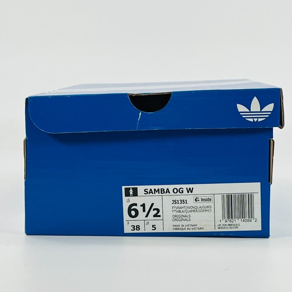 Adidas Women's Samba OG 'White Wonder Quartz Gum' JS1351 Multi Size - Picture 9 of 15